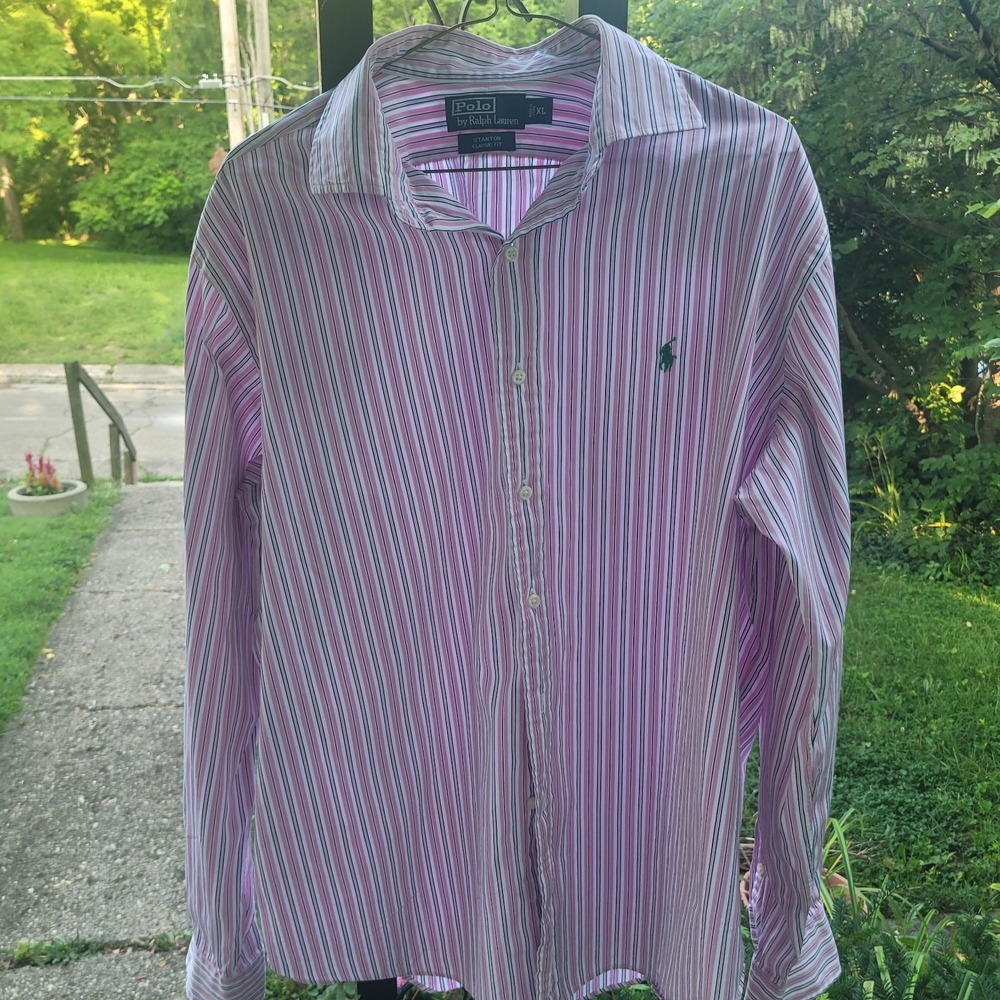 Men's Polo Ralph Lauren Long Sleeve Button Down Shirt Size Xl